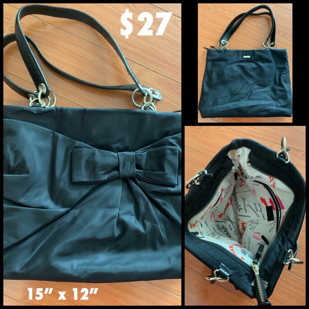 Kate Spade square black bag